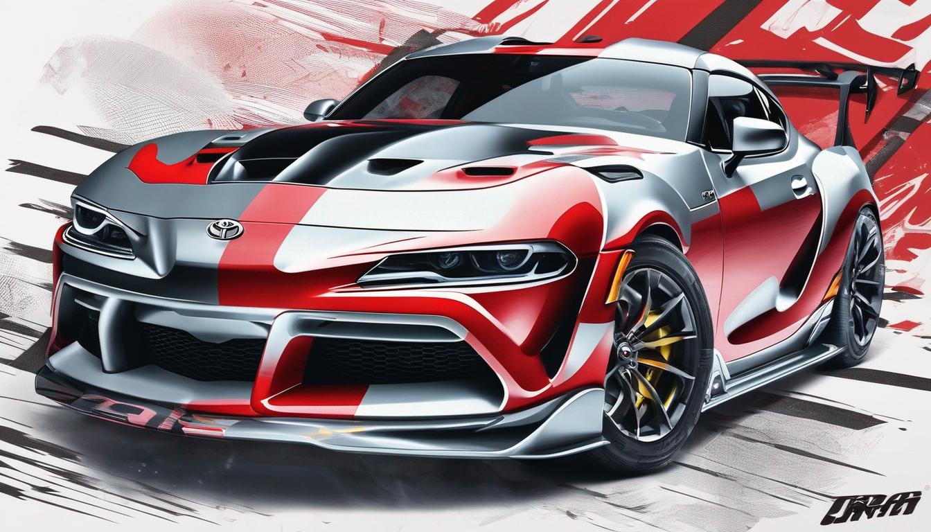 یک طراحی خفن از متن car to infinity میخوام که پایینشم ترکیب تویوتا سوپرا و دوج چلنجر باشه 

17