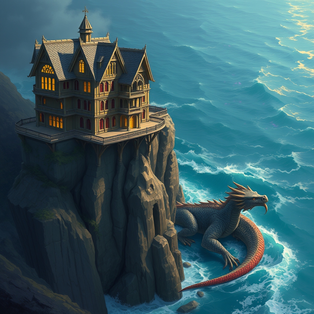 خانه ای در دریا و پیش اژدها12