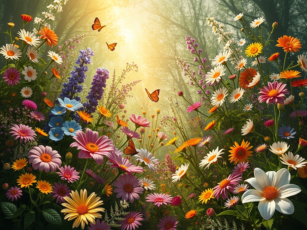 طبیعت زیبا پر گل3