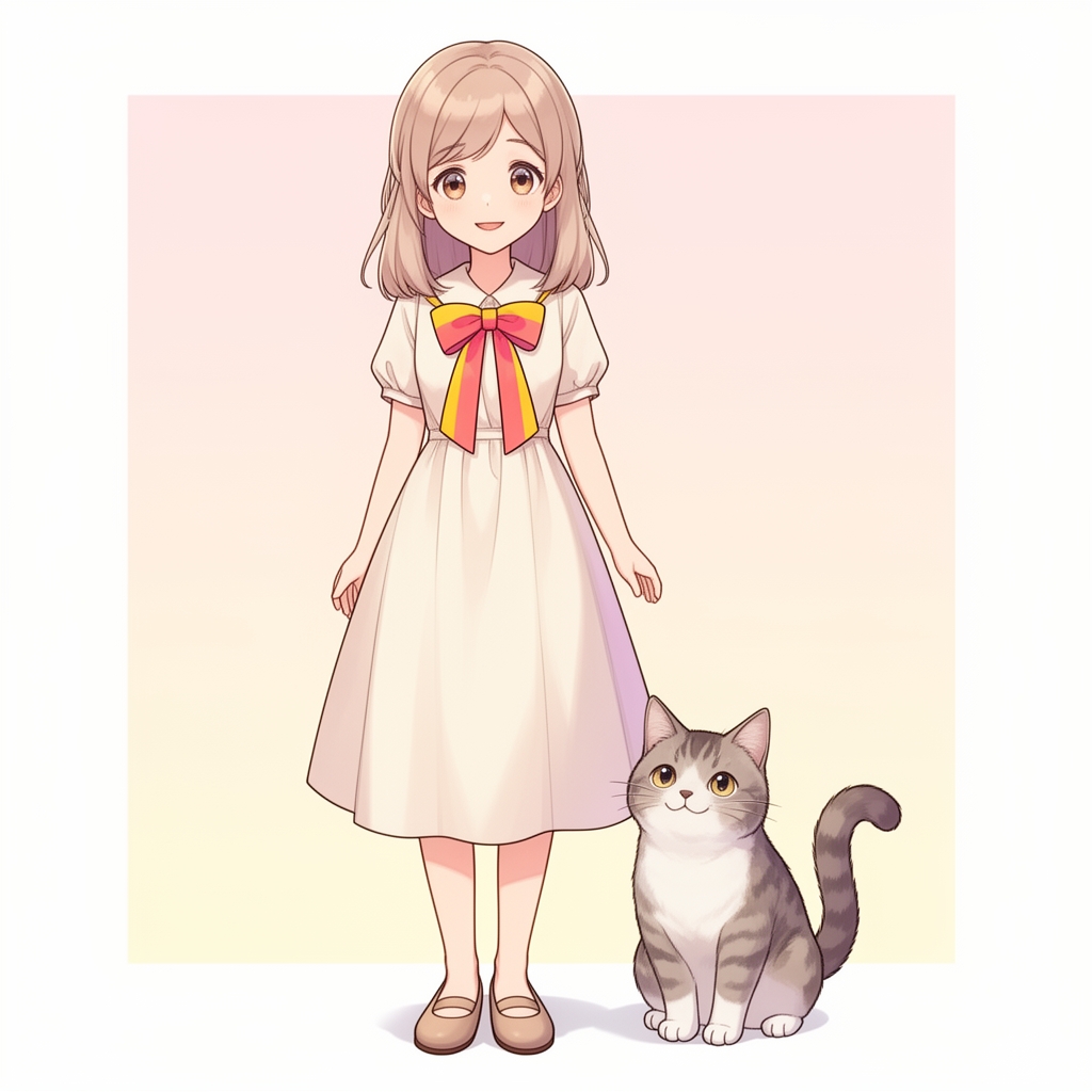 👩🏻🐱🎀👗🥿4