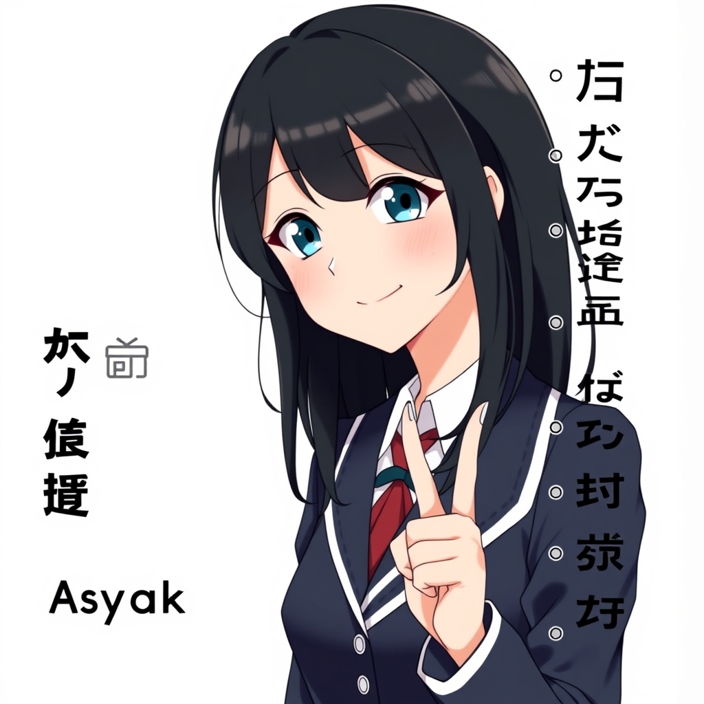 میتونی یک چیزی شبیه کارت شناسایی با این اطلاعات بسازی
کوسه:کپی کوسه/کنترل با چشم
رنگ مو :کاملا سیاه
رنگ چشم :آبی (چشمای فوق العاده زیبا)_بادومی
سن:۱۴
مدرسه :UA
کلاس :A1
اسم:آیاکا هونوکو (در گذشته :کوتو اینوماکی)
معنی:مخلوط
رنگ:آبی 💧
باهوش /کنجکاو /مهربونم /شاداب و...
تصویر با استایل انیمه برای کارت شناسایی آیاکا هونوکو، با لباس رسمی UA، حالتی دوستانه، و ژست قلب دو انگشتی (Finger Heart).5