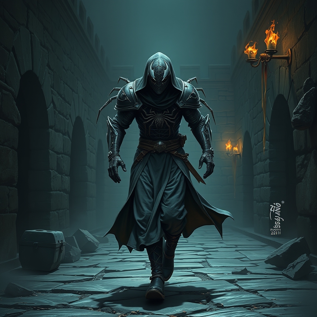 مرد عنکبوتی در حال فرار از زندان3