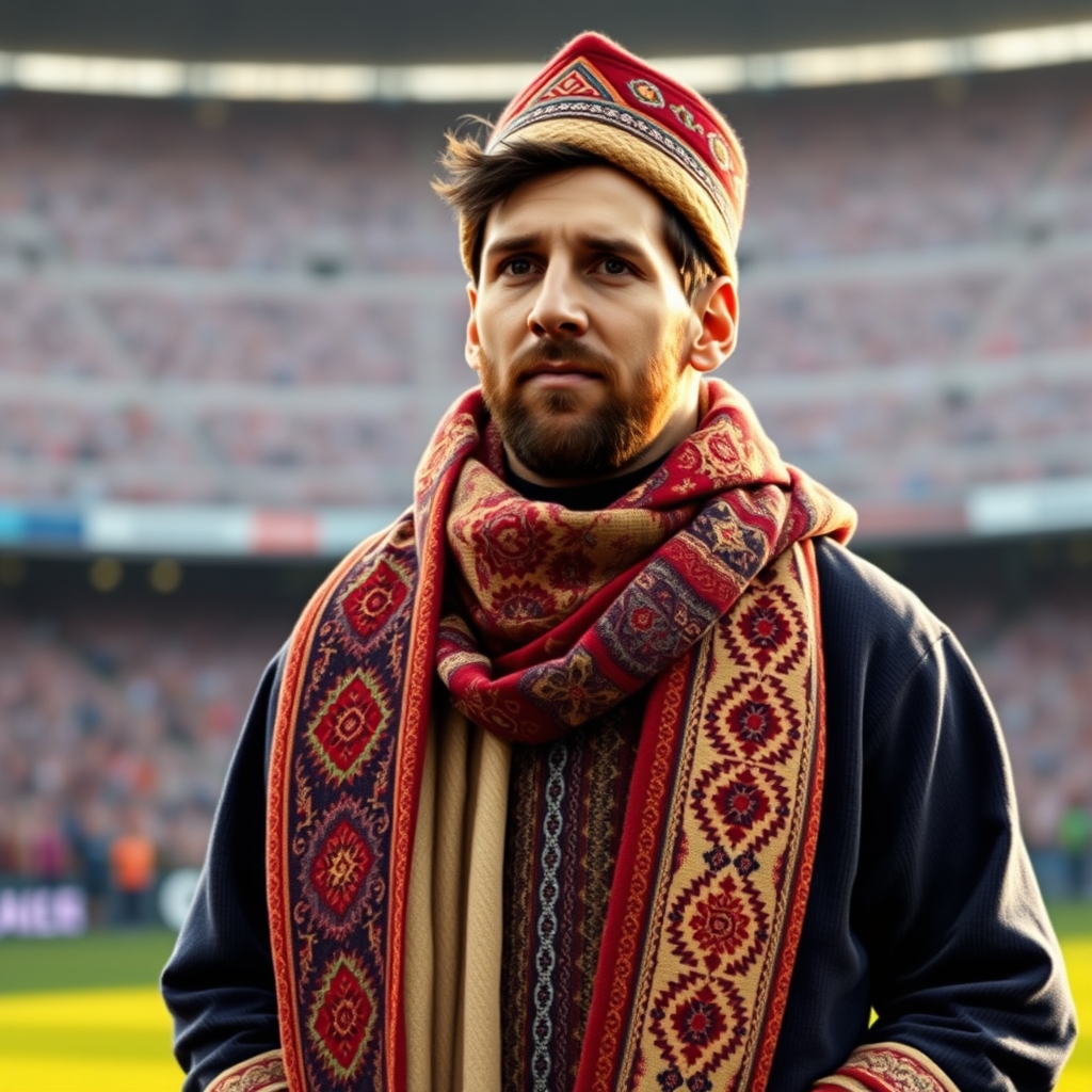 مسی بالباس یلدایی

1