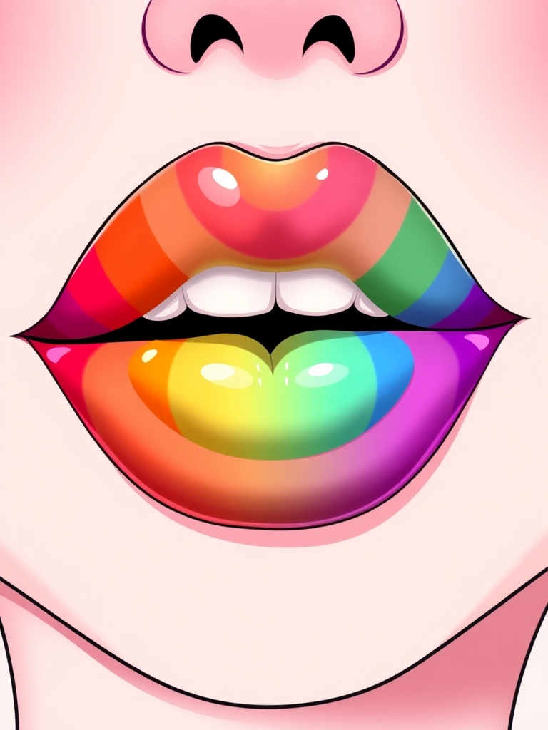 ❤️💜🩵💙💚💛🧡🩷🫦👄7