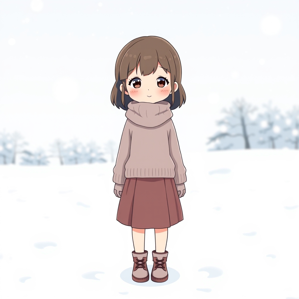 برف اگه دختر بود0