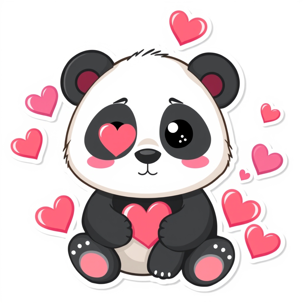 🐼=🖤+🤍1