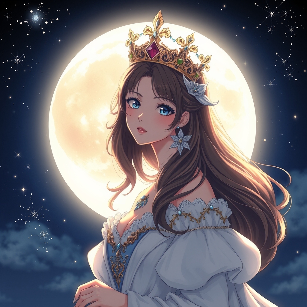 اگر ماه ملکه بود و خیلی زیبا بود 12