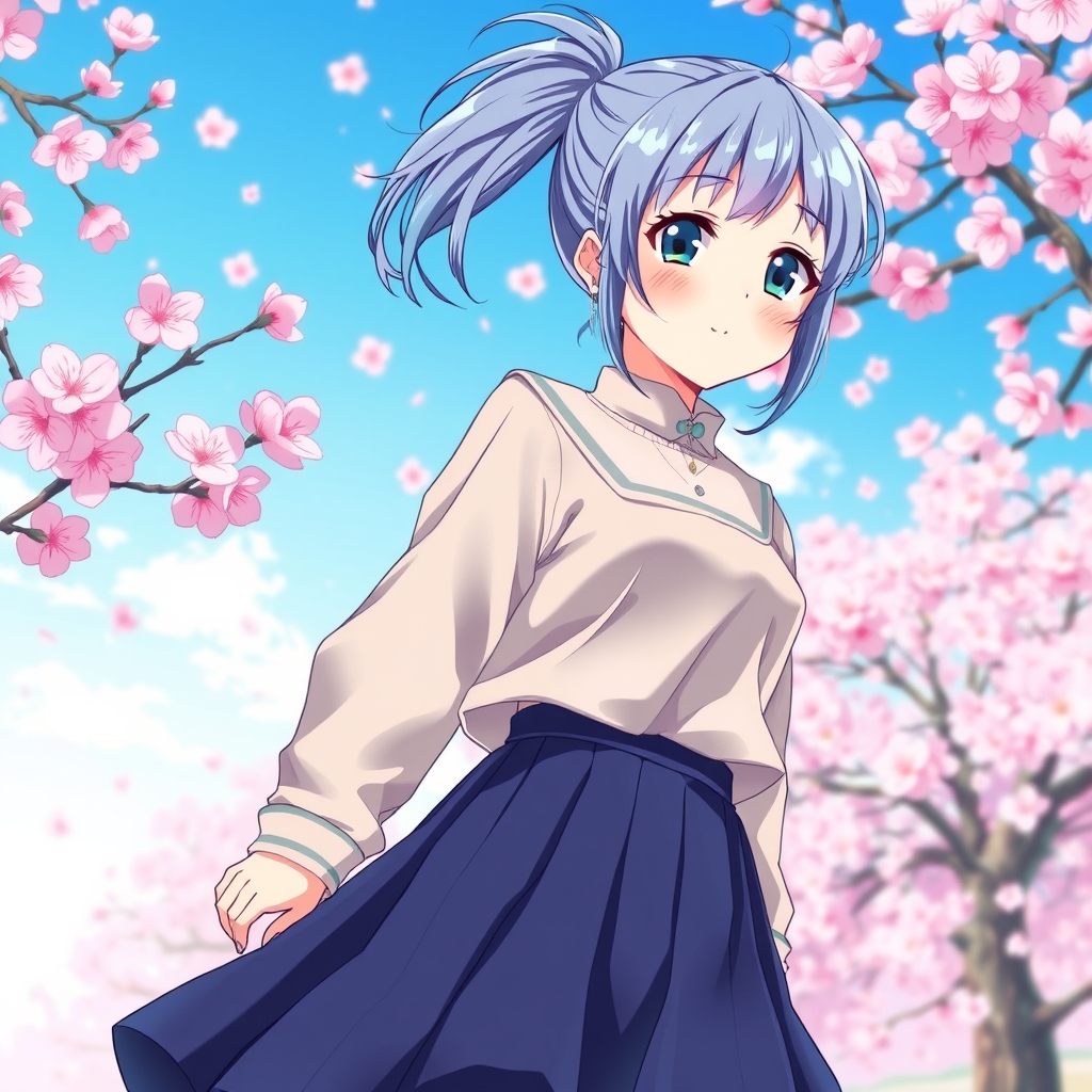 عکس دختر مو آبی 16