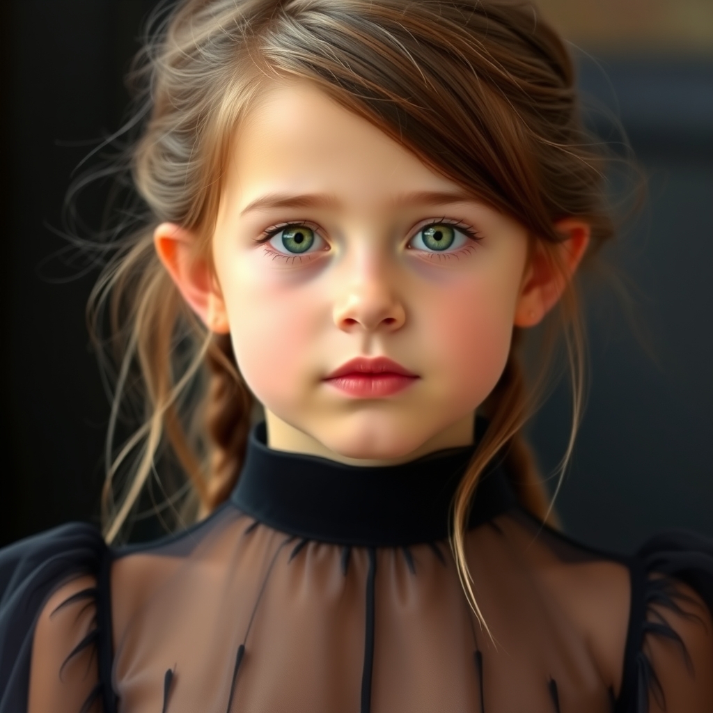 دختری با موهای خرمایی چشمانی سبز لباسی مشکی لب قرمز پوستی سفید 12