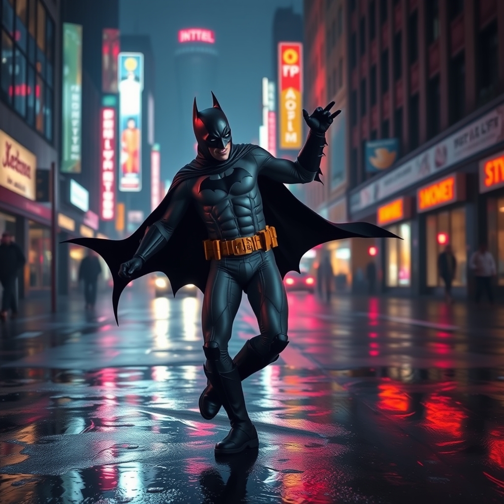 یه بتمن بساز که داره میرقصه11