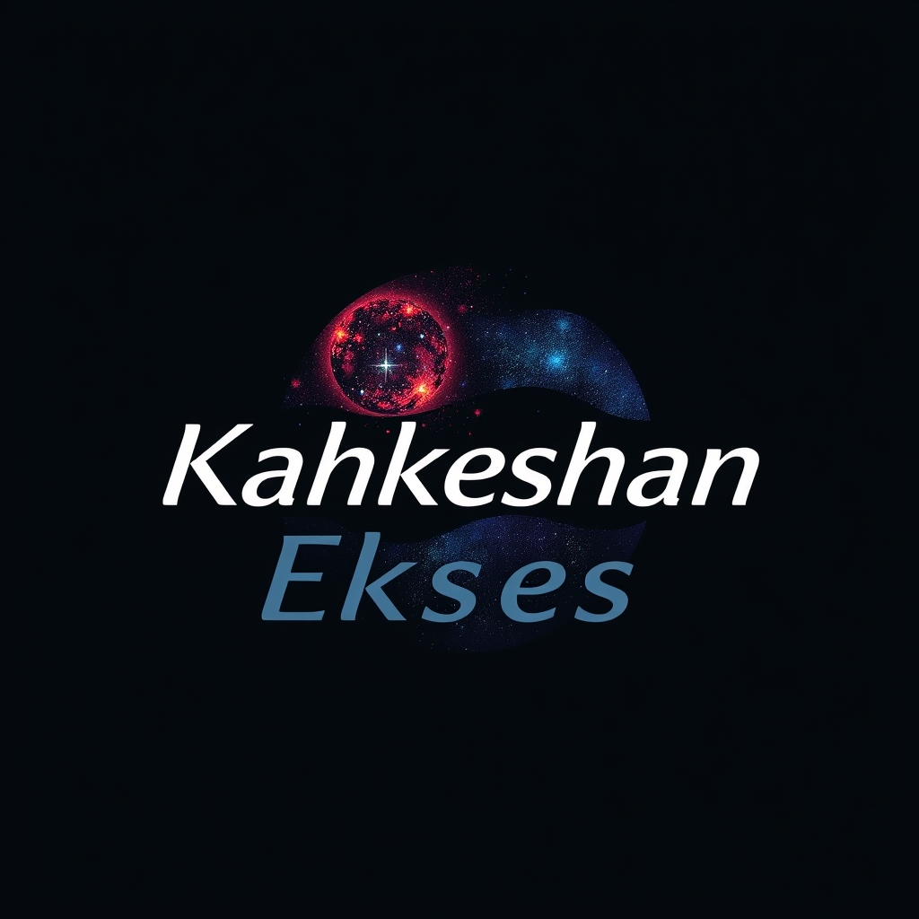 کهکشان عکس (لوگو) با متن کهکشان عکس به اینگیلیسی19