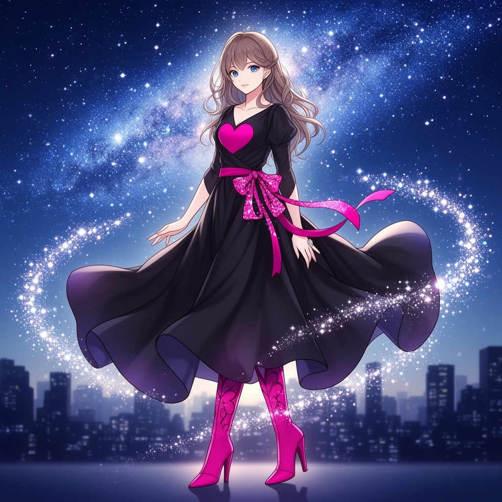 👗👢🖤🩷🎀✨️✨️✨️✨️✨️🌃⭐️🌠🌌5