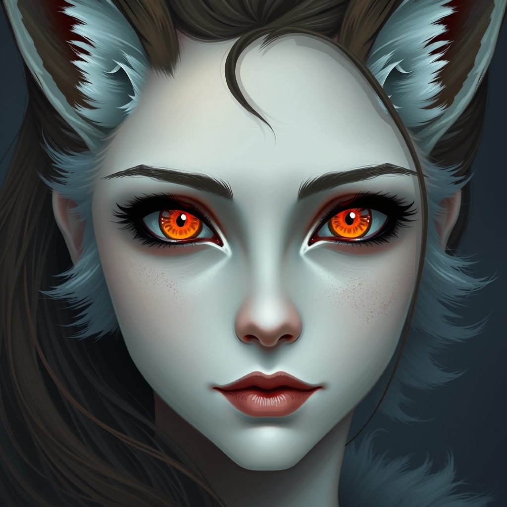 دختری که چشمان روباهی خیلی زیبا داره 4