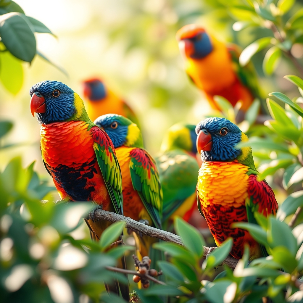 پرنده های مرغ عشقهای رنگارنگ 14