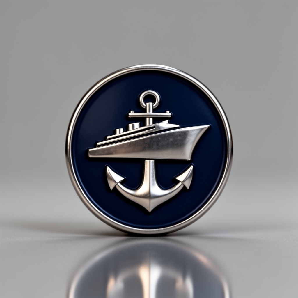 یه لوگو برای کشتی سازی می خواهم که کوچولو و دایره ای باشد 5