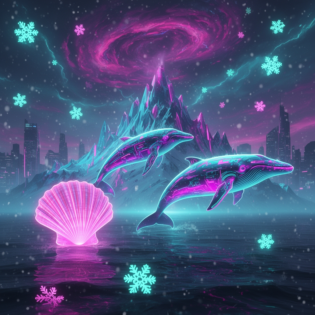 🐚🐬🐳🏔️❄️🌨️1