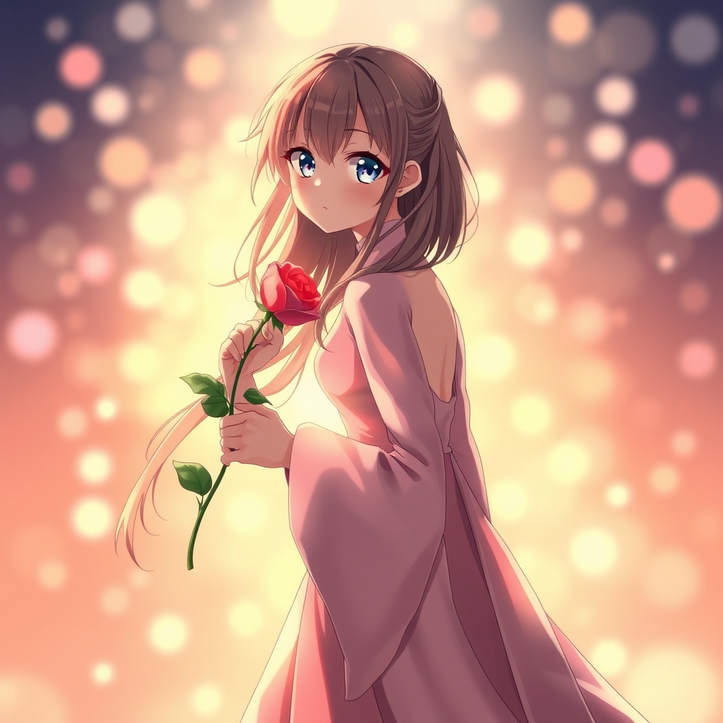 گل رز اگر دختری بیش از حد زیبا بود0