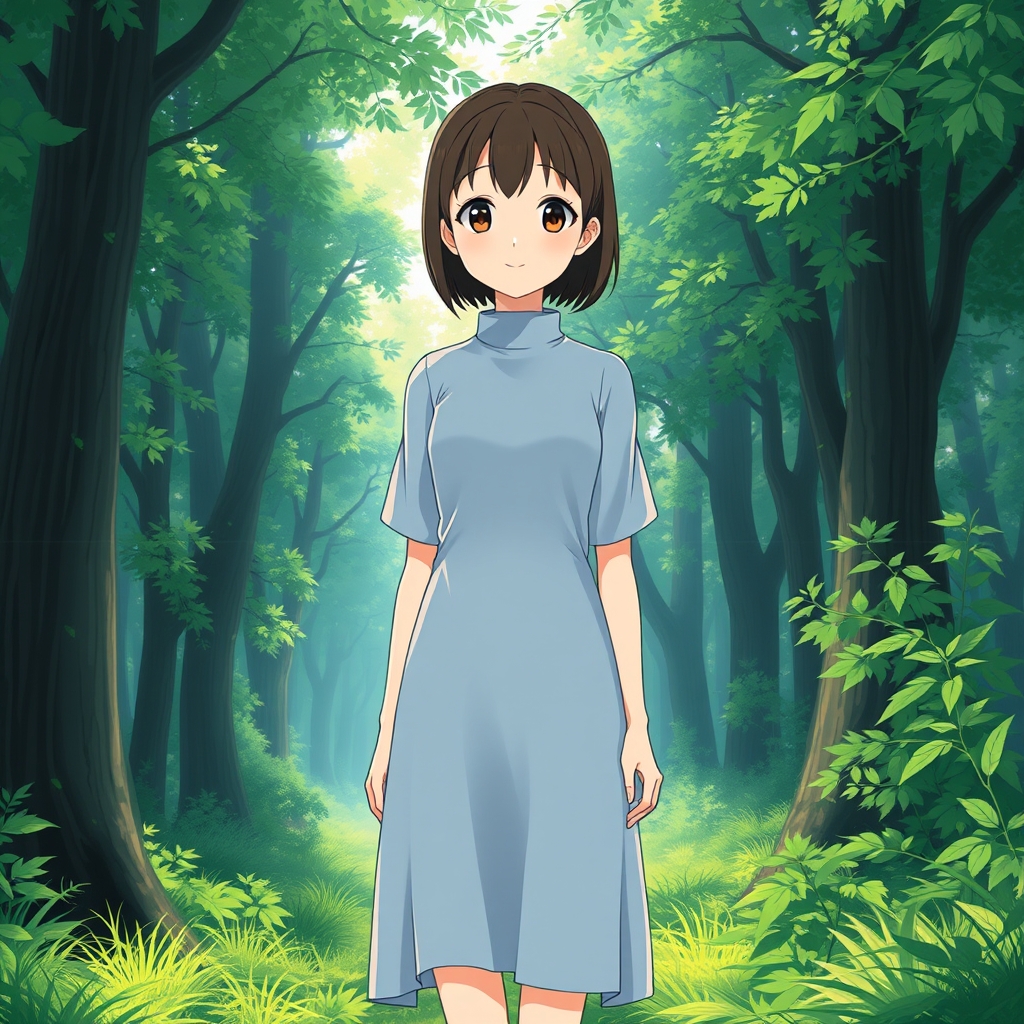  اگر جنگل هاو مکان های سرسبز دختر بودند 4