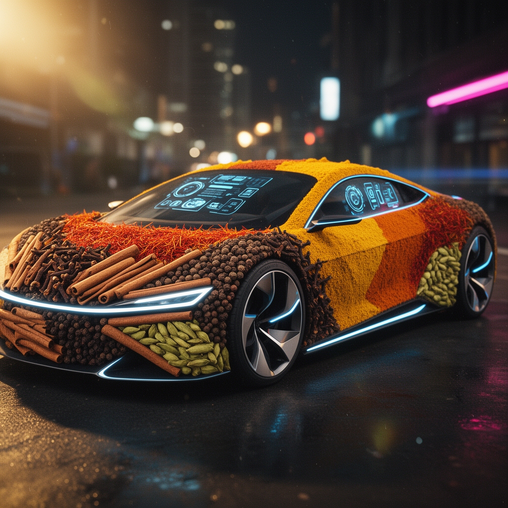 یه خودرو ساخته شده از ادویهجات مختلف، پیشرفته اتوماتیک و خوش استایل0