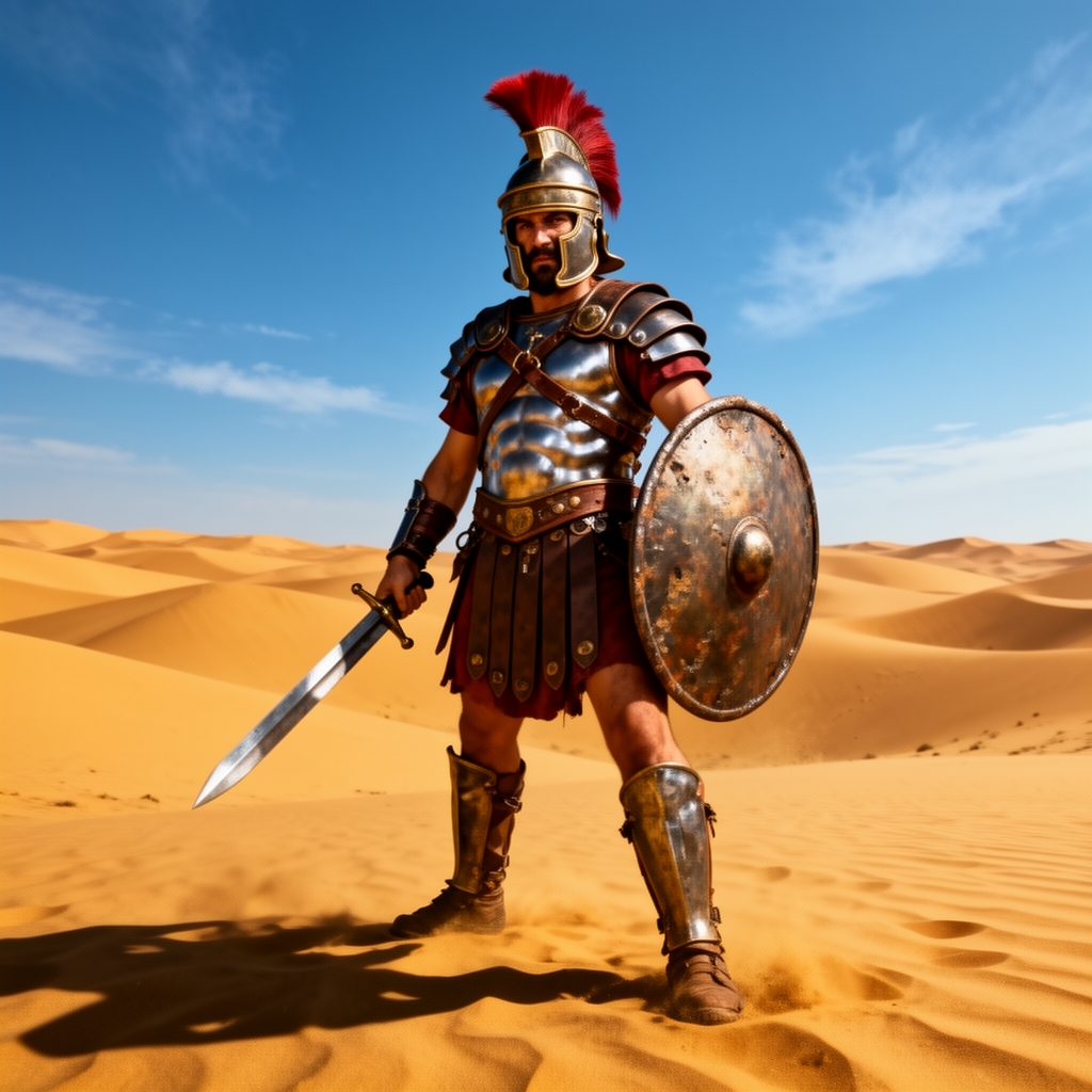 عکسی ازگلادیاتور جنگجووخشن2