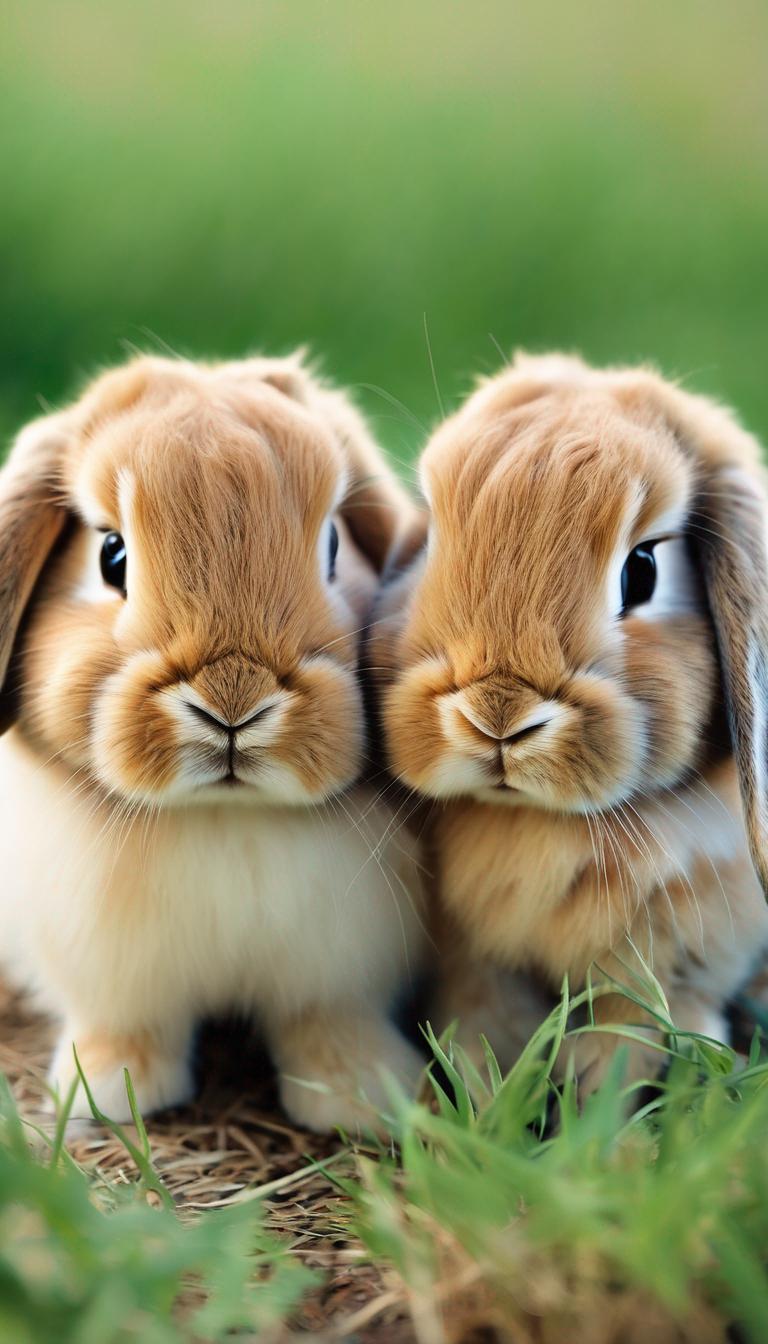 خرگوش نوزاد کوچک کودک دوقلو14