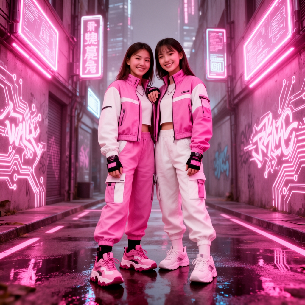 رنگ صورتی و سفید   اگر دو دختر نوجوان  بودند که باهم دوست صمیمی هستند  1