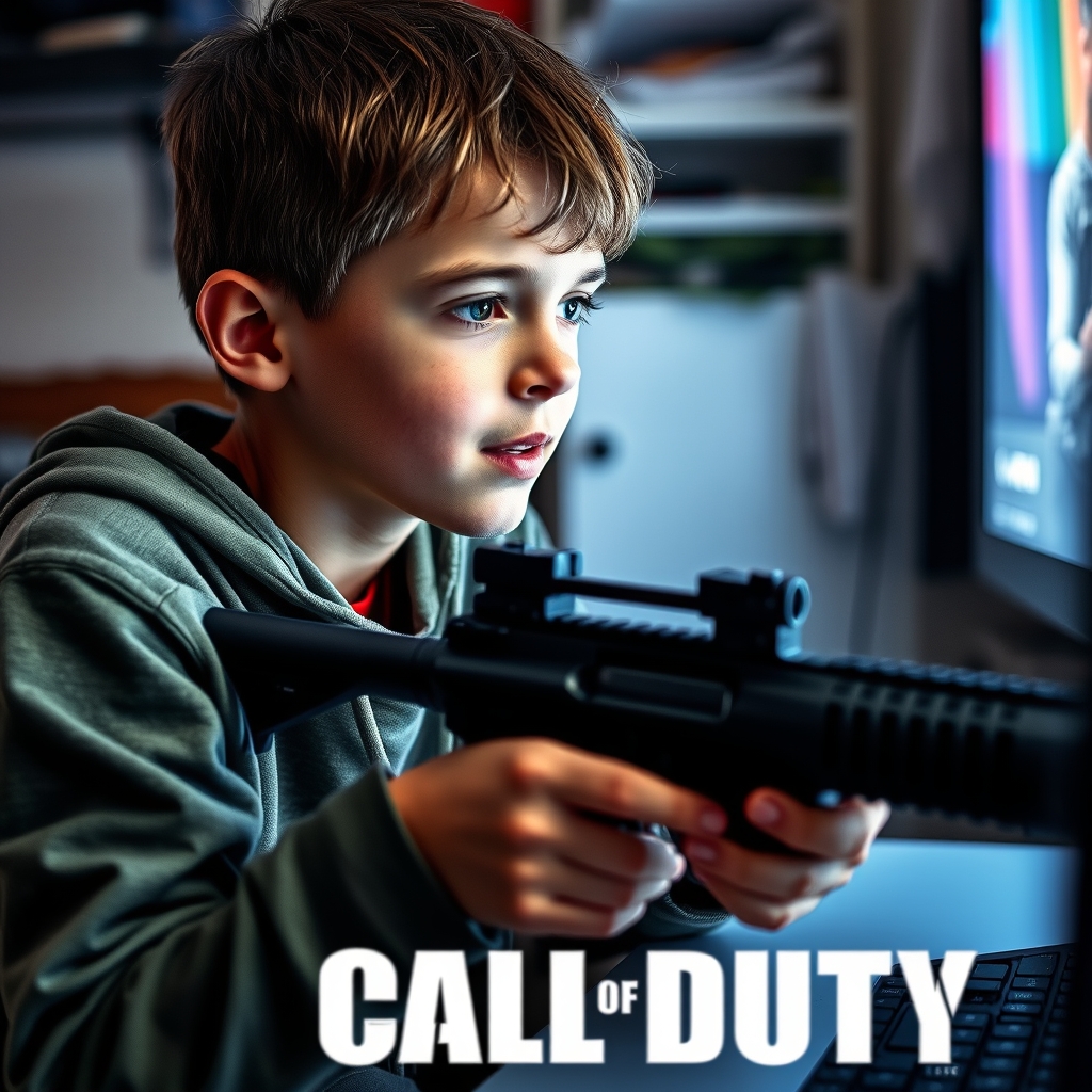 یک پسر جوان کالاف پلیر3