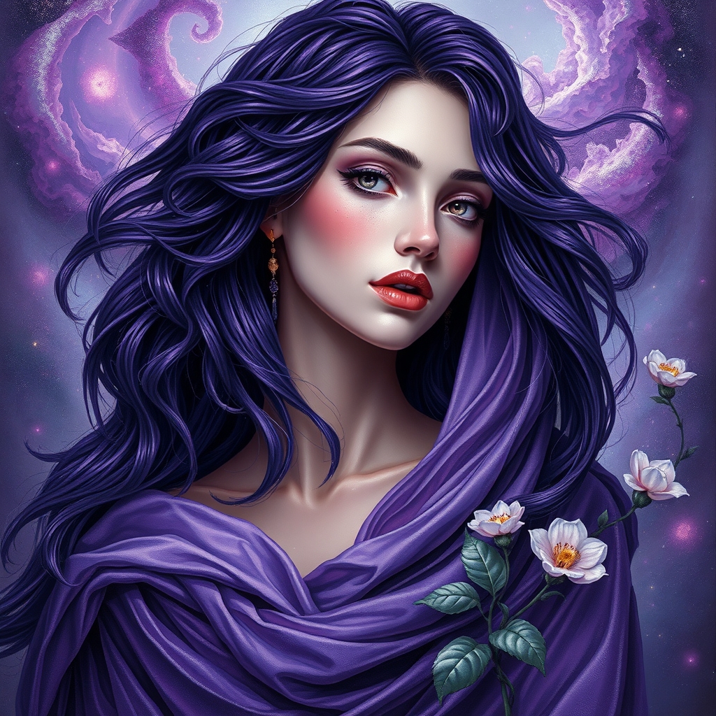 رنگ بنفش اگر زنی زیبا بود2