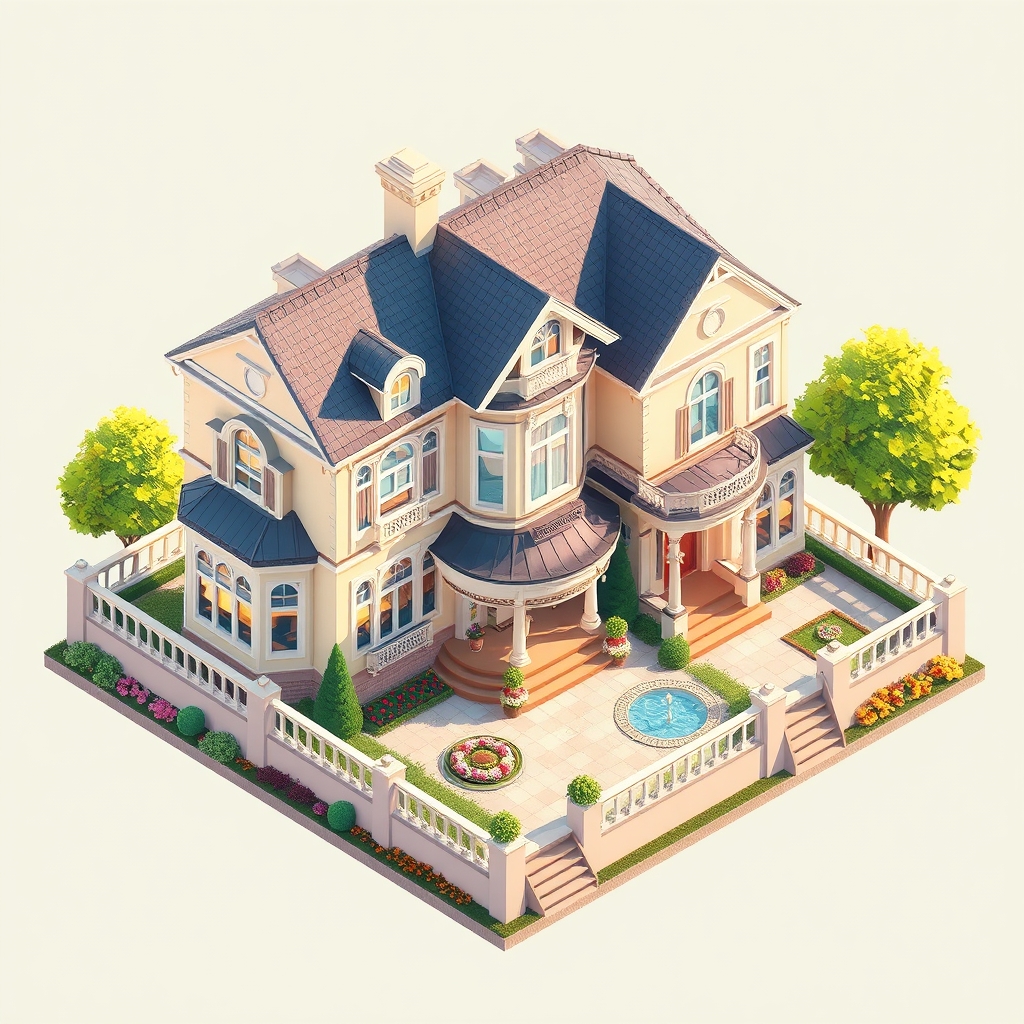 سبک ایزومتریک
خانهی خیلی زیبا3