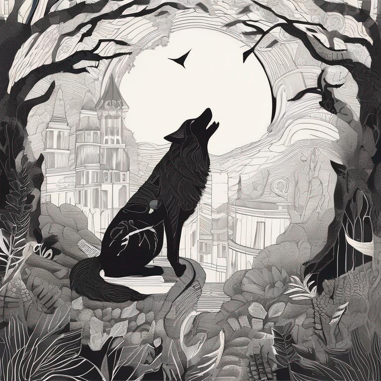 عکس دختر و گرگ22