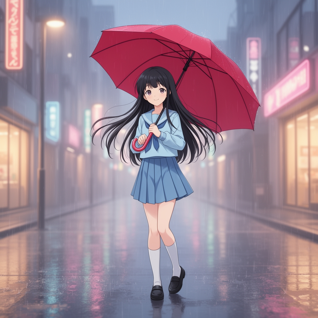 دختری که چتر دستشه 14