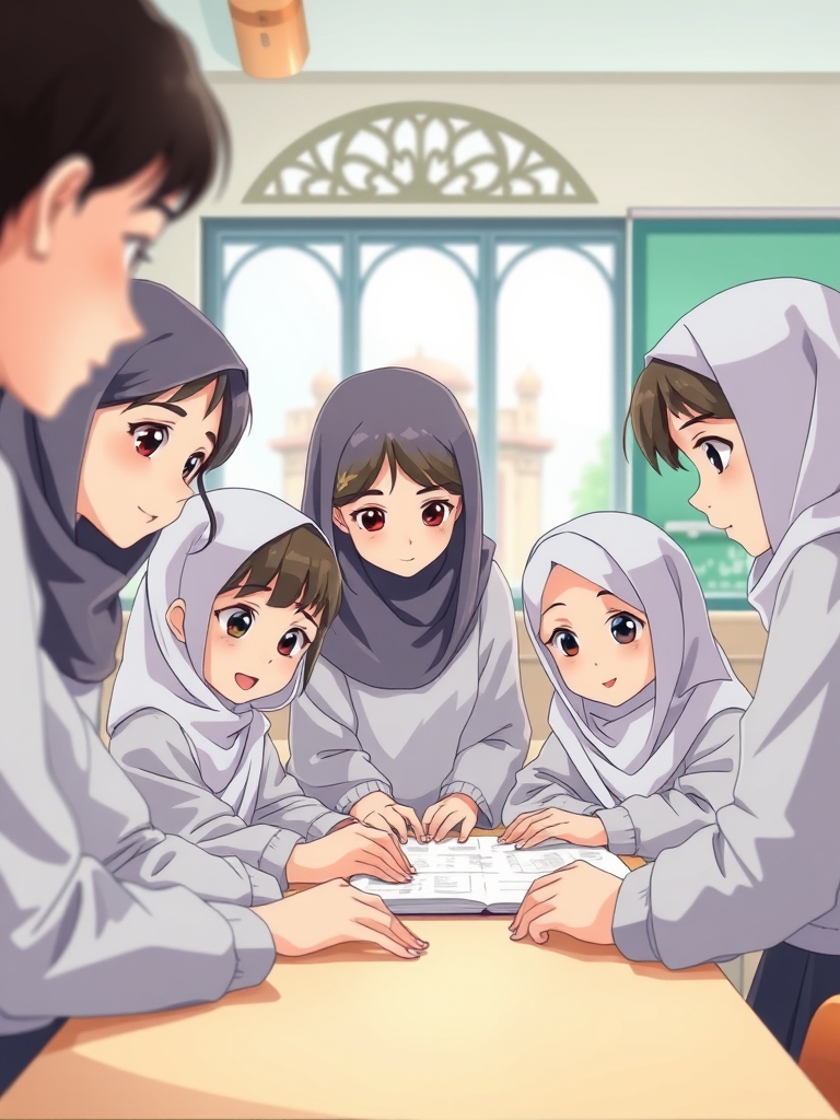 همکاری دانش آموزان در ایران
در مدرسه2