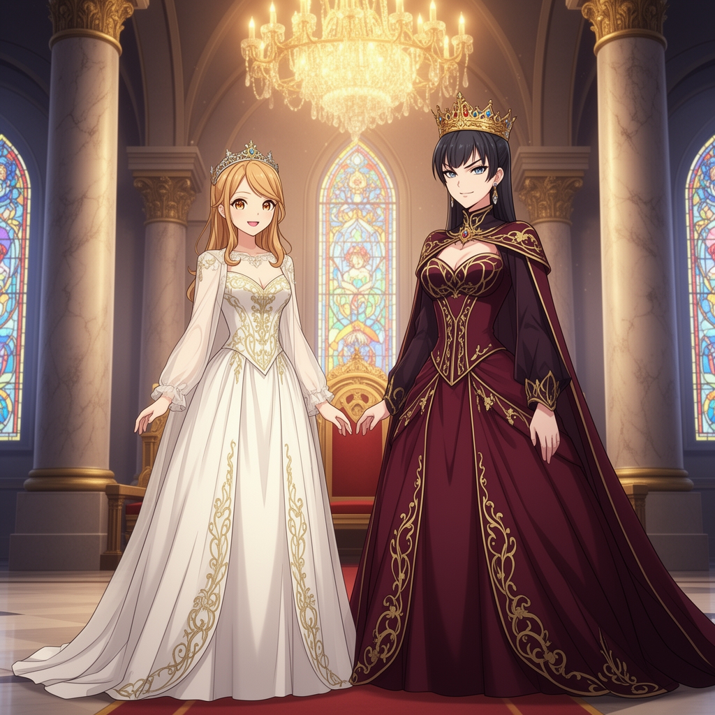 دو ملکه زیبا یکی بسیار مهربان و دیگری بسیار مغرور3