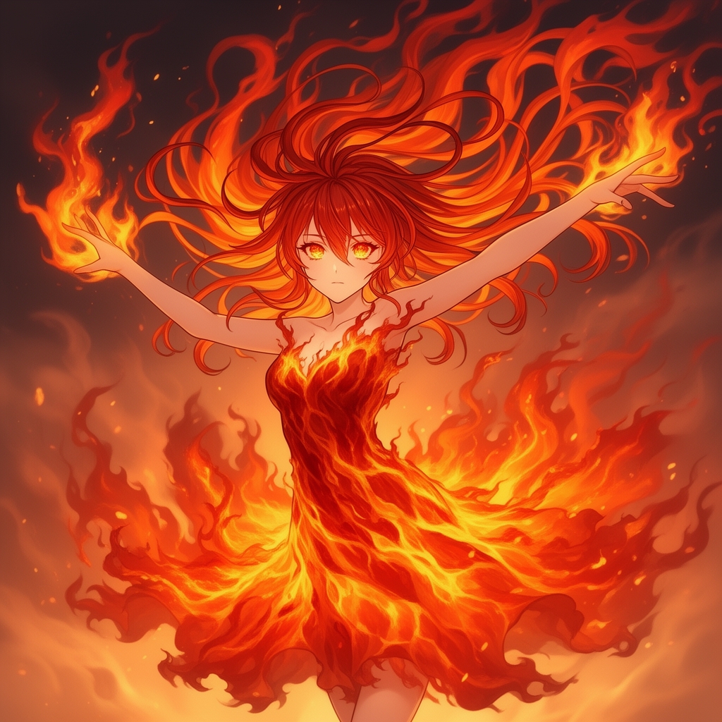 اگه آتش دختر بود4