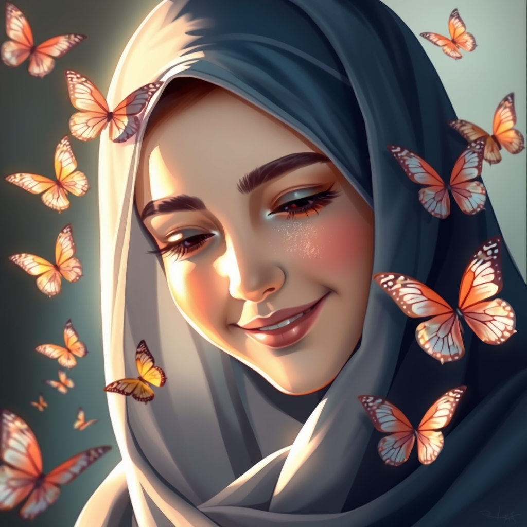 🧕🏻🥰🦋3