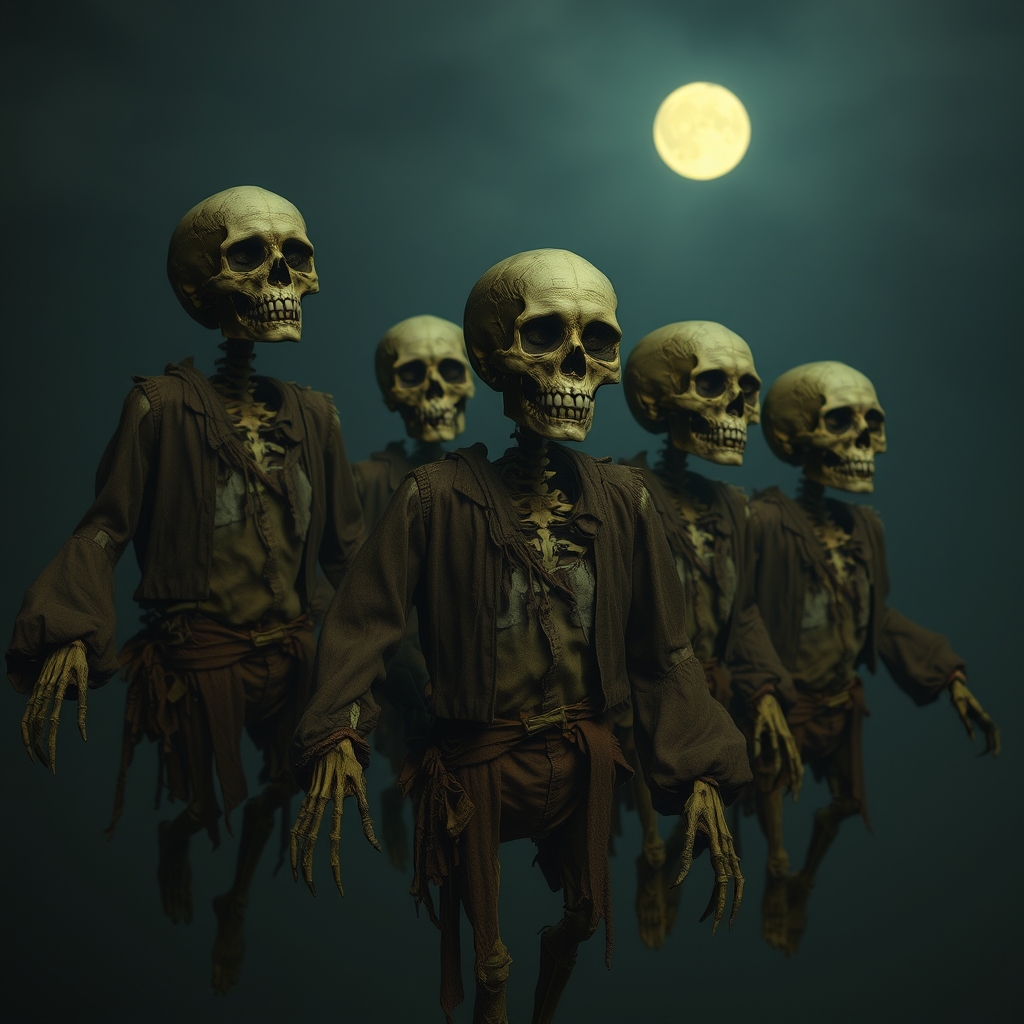 اسکلت های سر گردان22