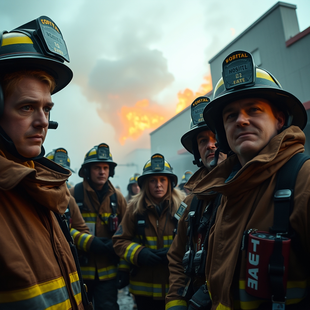 👩🚒🧑🚒👨🚒🏥 در بیمارستان آتش گرفته باشد 18