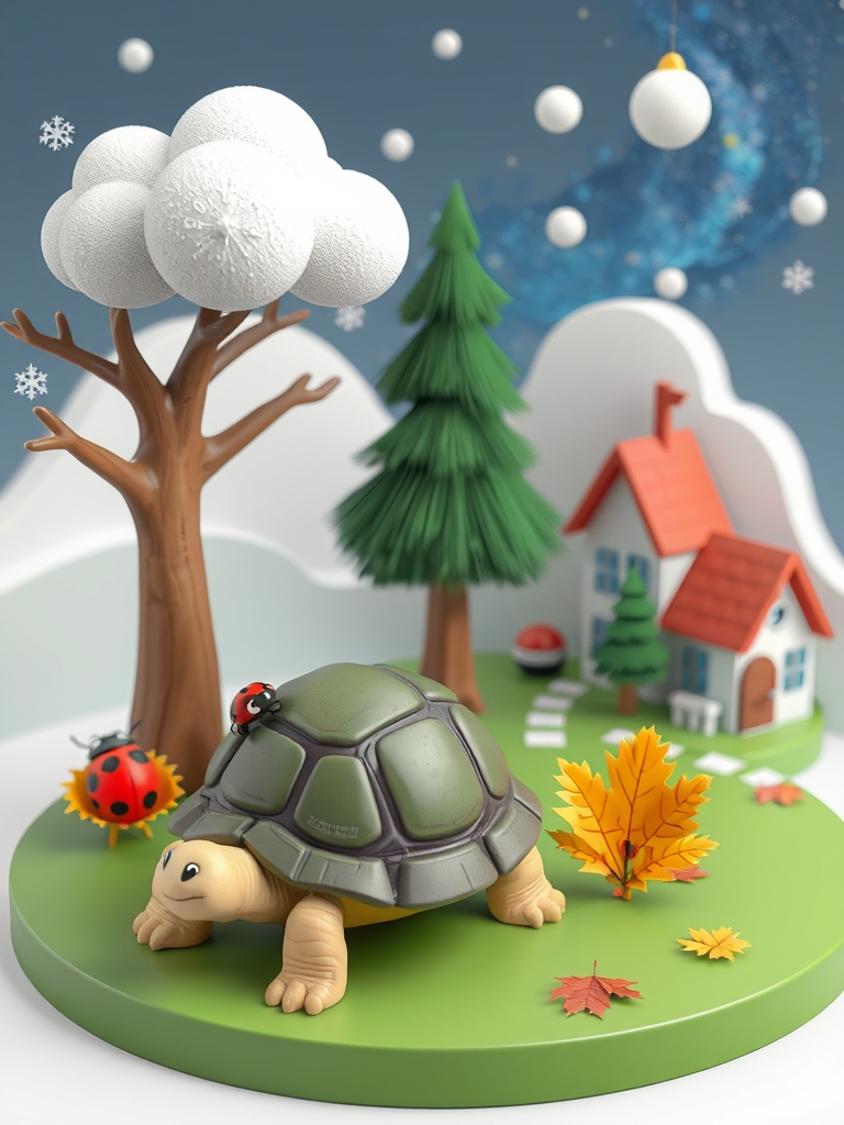 🐢🐞🌲🌨❄🏠🌌🍁0