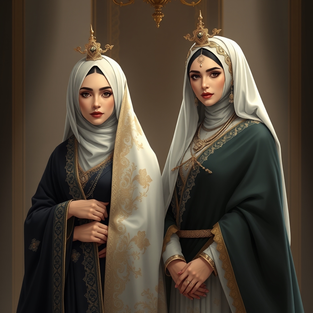 ملکه ی بهمن  در کنار ملکه ی اردیبهشت 1