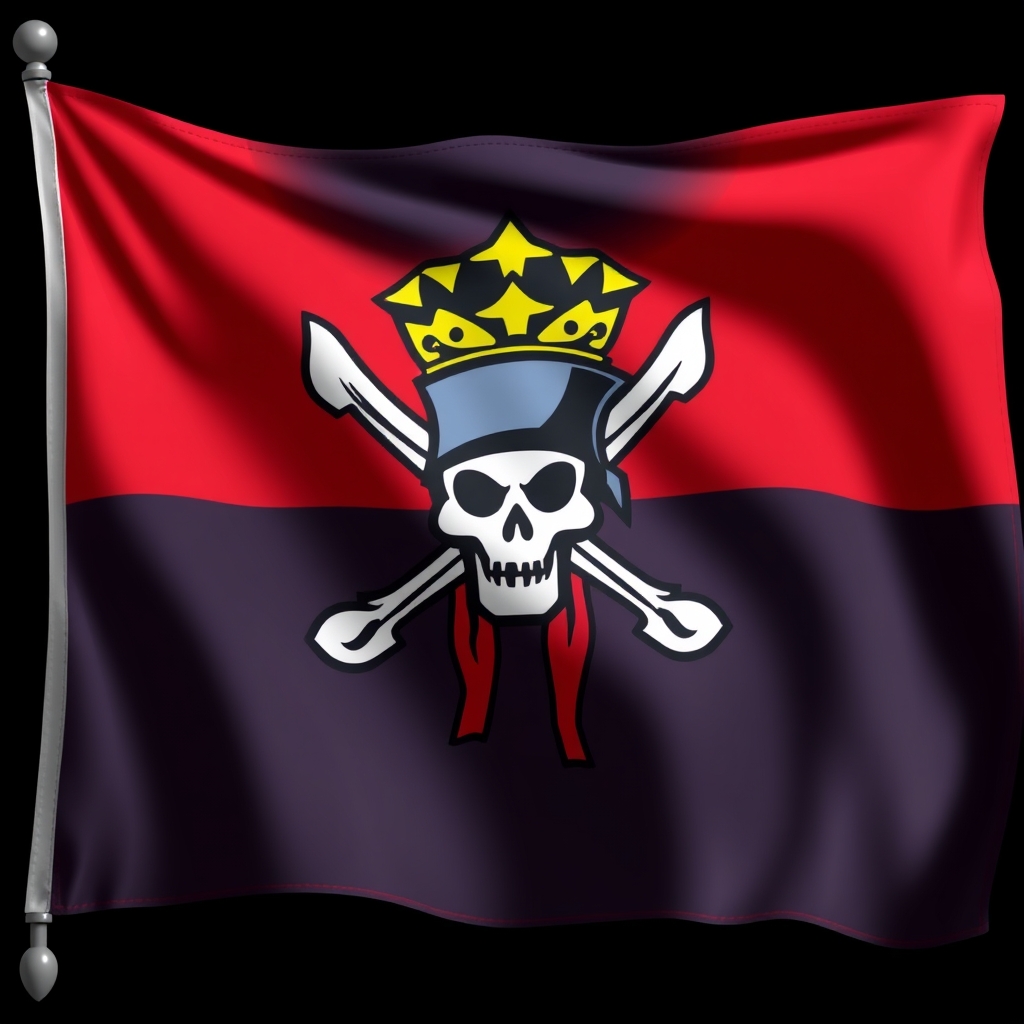 پرچم پادشاه دزدان دریایی 

5
