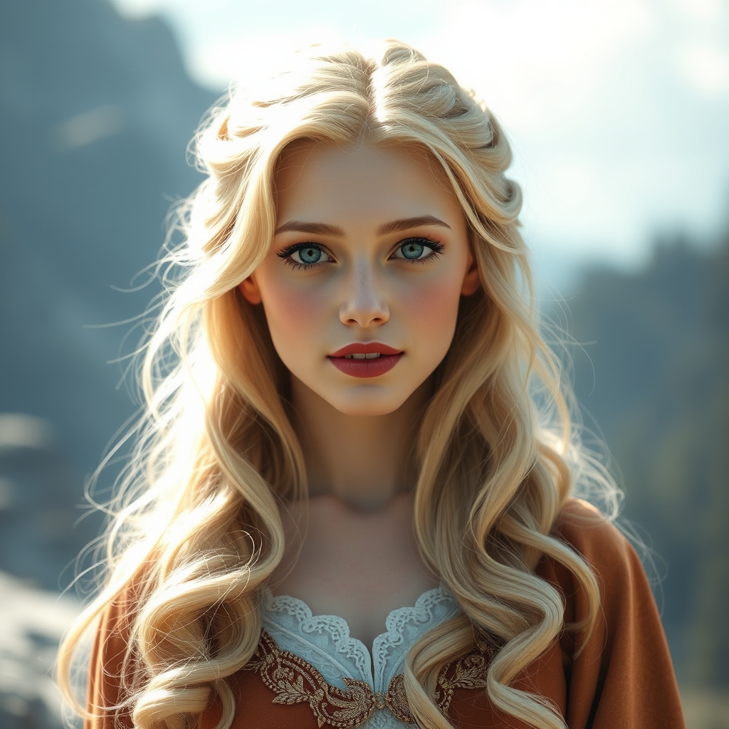 🌟دختره جوان زیبا ترین بانوی جهان همینطور در هوش مصنوعی رویایی با موهای بلند حالت دار زرد براق وچشم های که مردمک دریا باشد و با پوستی سفید همرنگ برف با گونه قرمز لبی سرخ با لباسی سلطنطی با مدل موی زیبا میخوام دختره کیوت باشه و زیبا ترین پس زمینه از نظر هوش مصنوعی رویایی
برای پروفایل
از هوش مصنوعی محشر میخوام یعنی توی که داری میسازی میخوام
ببینم قدرت هوش مصنوعی رویایی تا چقدر خوشکل میسازه12