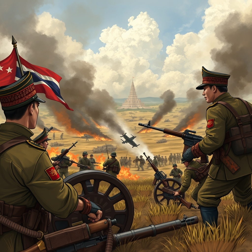 جنگ کشور کامبوج و تایلند
18