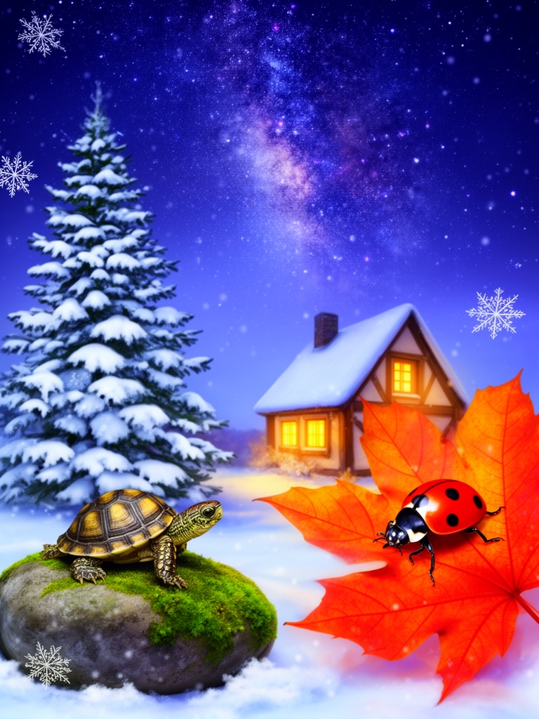🐢🐞🌲🌨❄🏠🌌🍁1