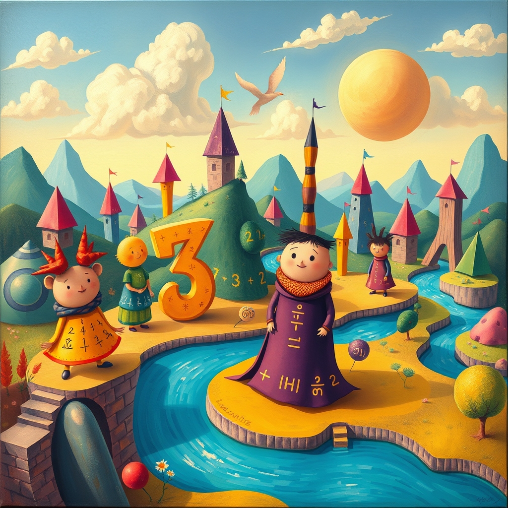 سرزمین خیالی عددستان که اعداد ریاضی در آن زندگی میکنند
5