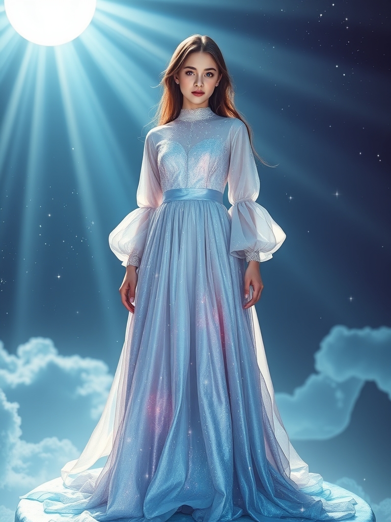 دختری زیبا ار لز ماه به درخشانی خورشید و چشماتی همرنگ اب و لب هایی هم رنگ خون و لباسی به زیبایی کهکشان4