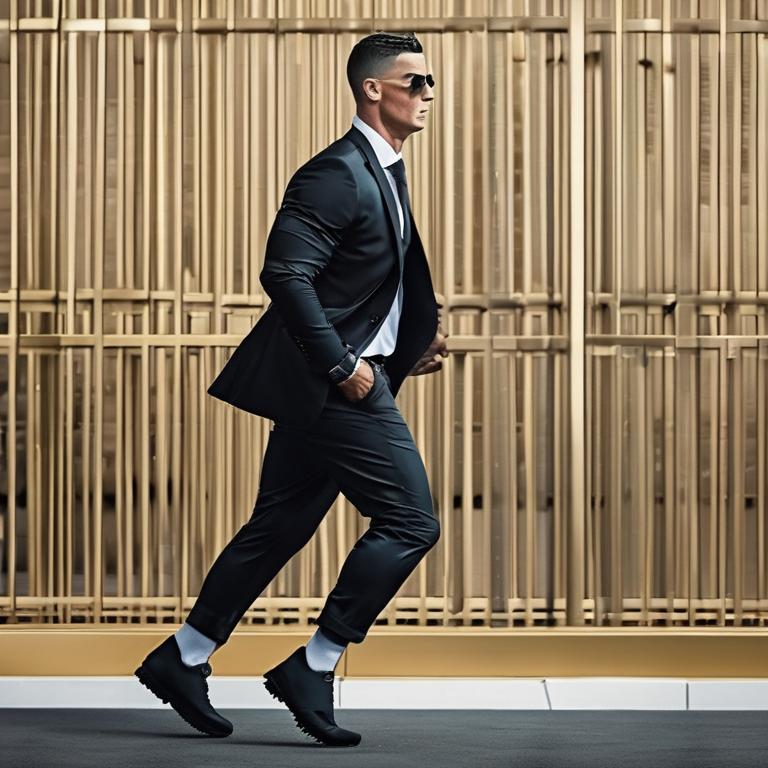 رونالدو در حال شوت زدن3