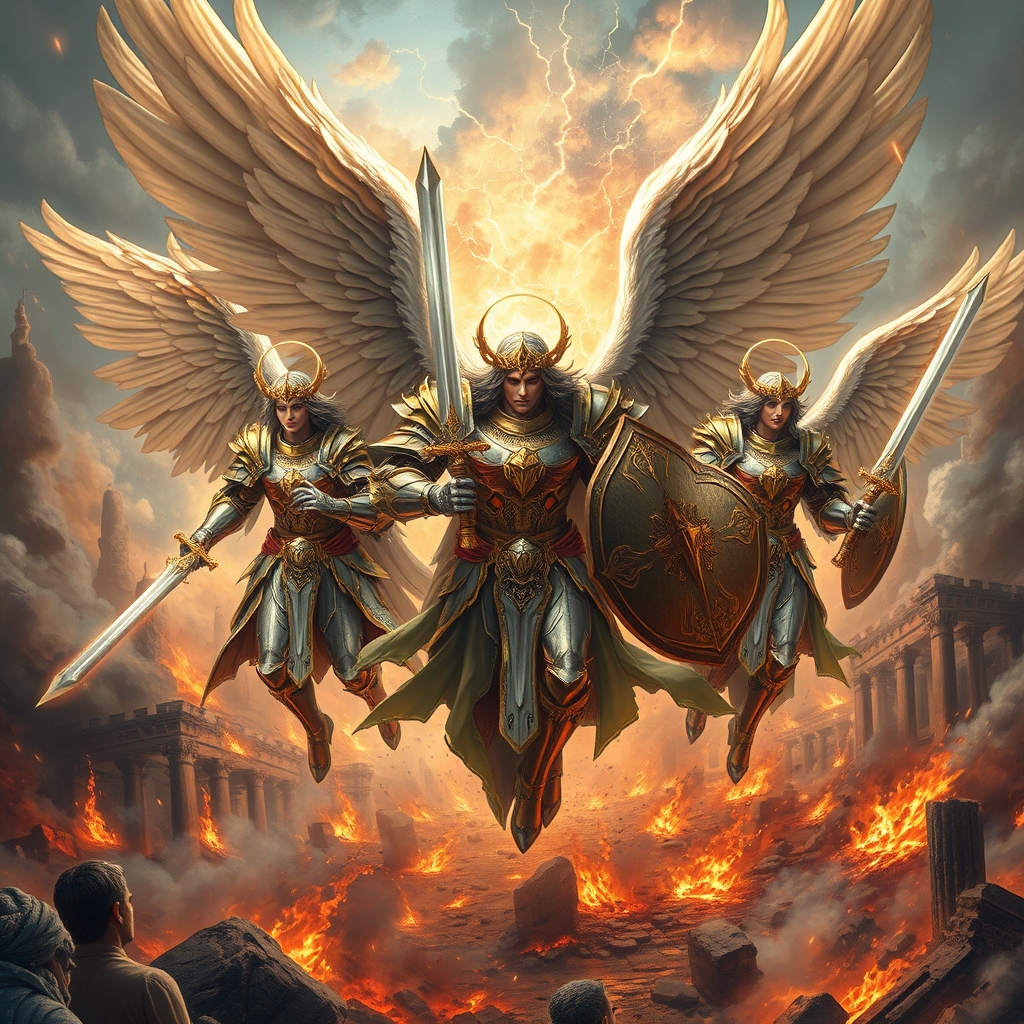 فرشتگان مقرب خداوند در میدان جنگ8