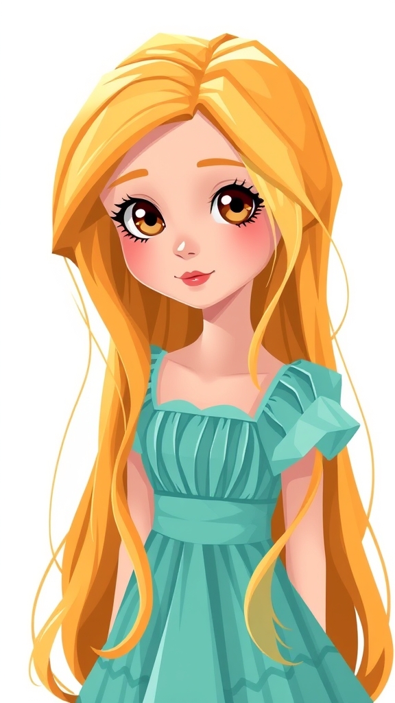 دختری زیبا خوشگل با موها و چشم های عسلی  و لباس های زیبا یه رنگ سبز آبی 5