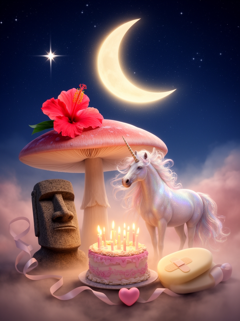 🍄🌺🌜⭐🦄🗿🎀🎂🧼❤️‍🩹0