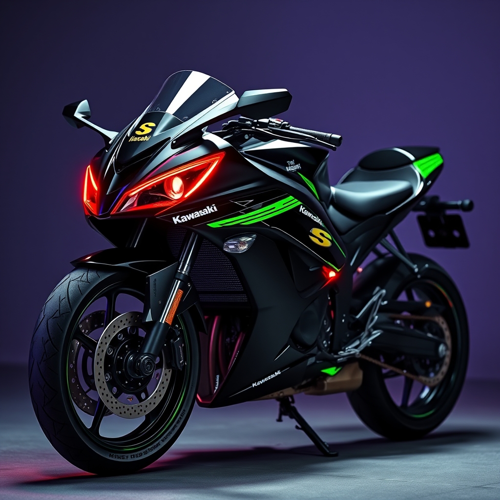 موتور کاوازاکی نینجا مشکی
2